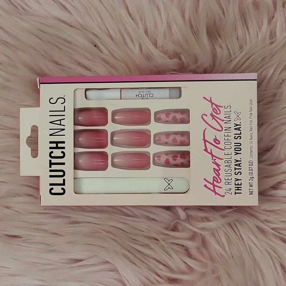 Brand New CLUTCH NAILS False Nails-XL